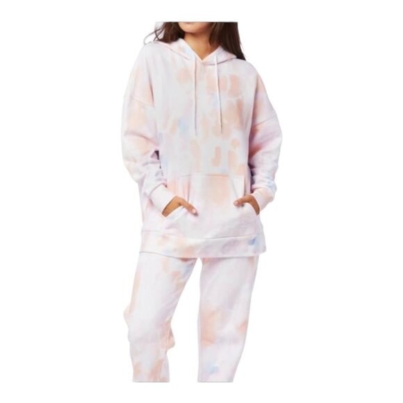 Lazypants Cooper Fleece Oversized Tie Dye Hoodie - Picture 5 of 5